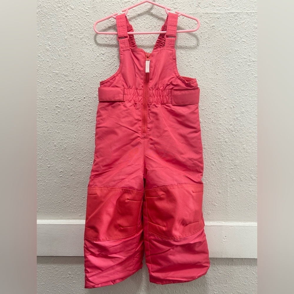 Cherokee Pink Toddler Girl Snow Bib 2T
